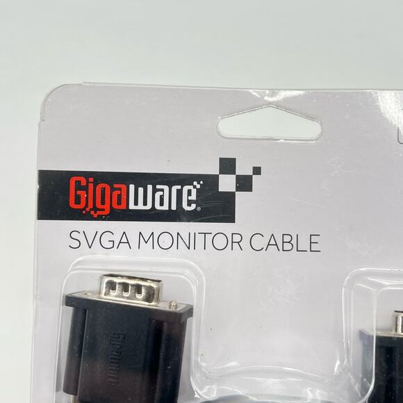 Radio Shack GigaWare SVGA 6' Monitor Cable PC or MAC to TV Ferrite Coil Filters - Picture 2 of 8